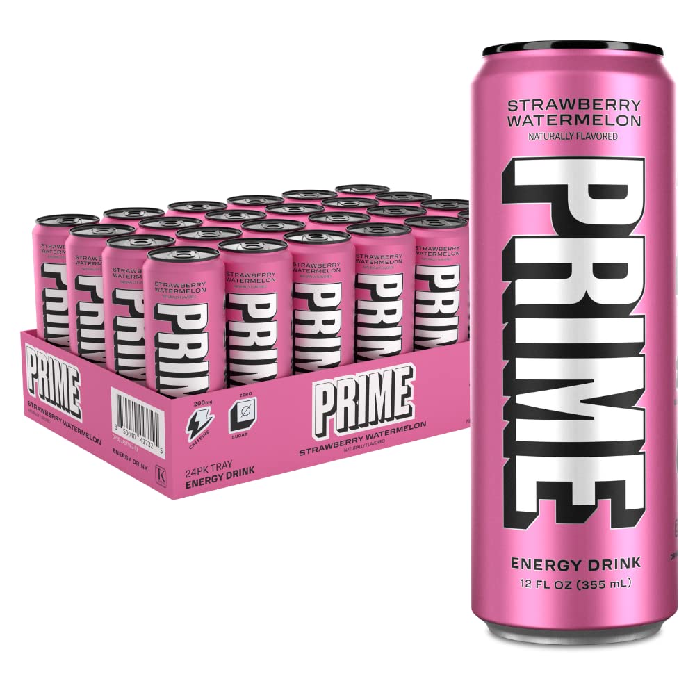 PRIME Energy Strawberry Watermelon - Zero Sugar Energy Drink