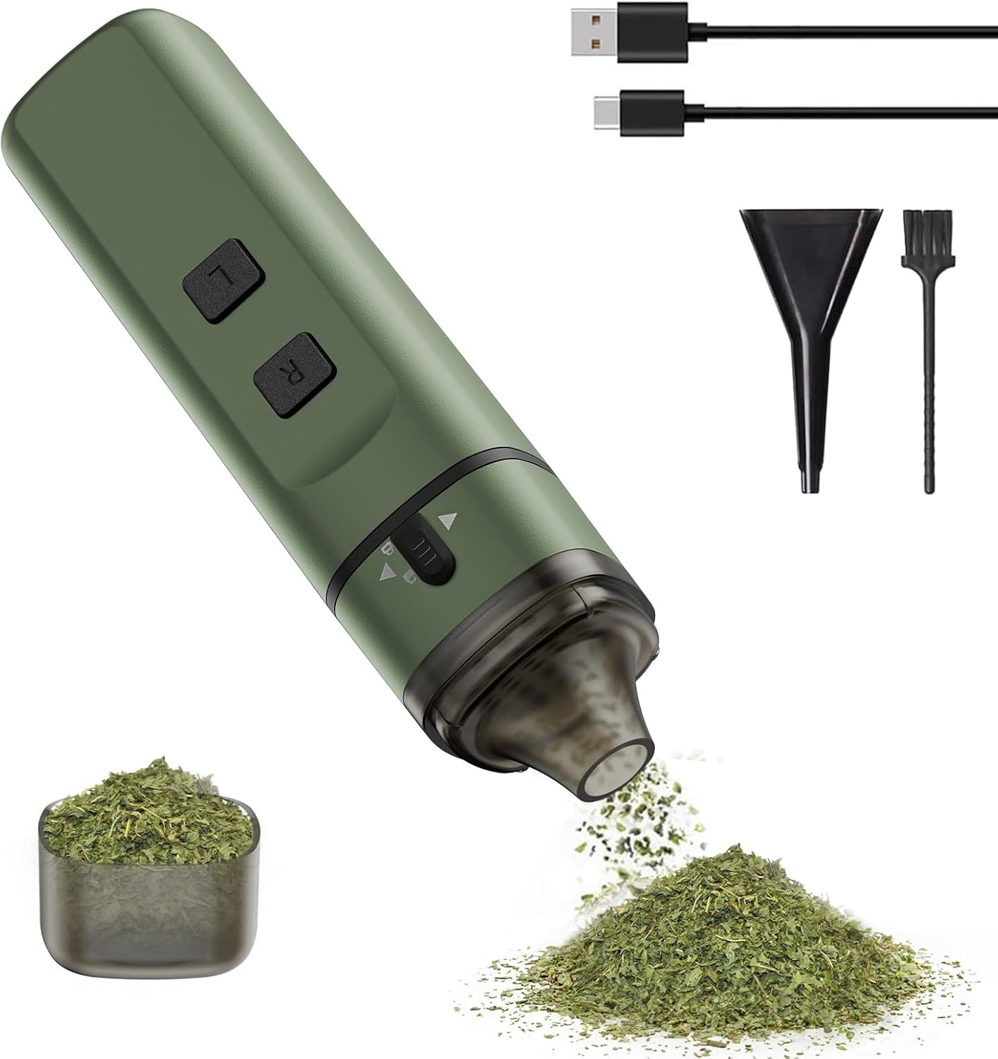 Electric Spice Grinder for Kitchen, USB Rechargeable and Portable