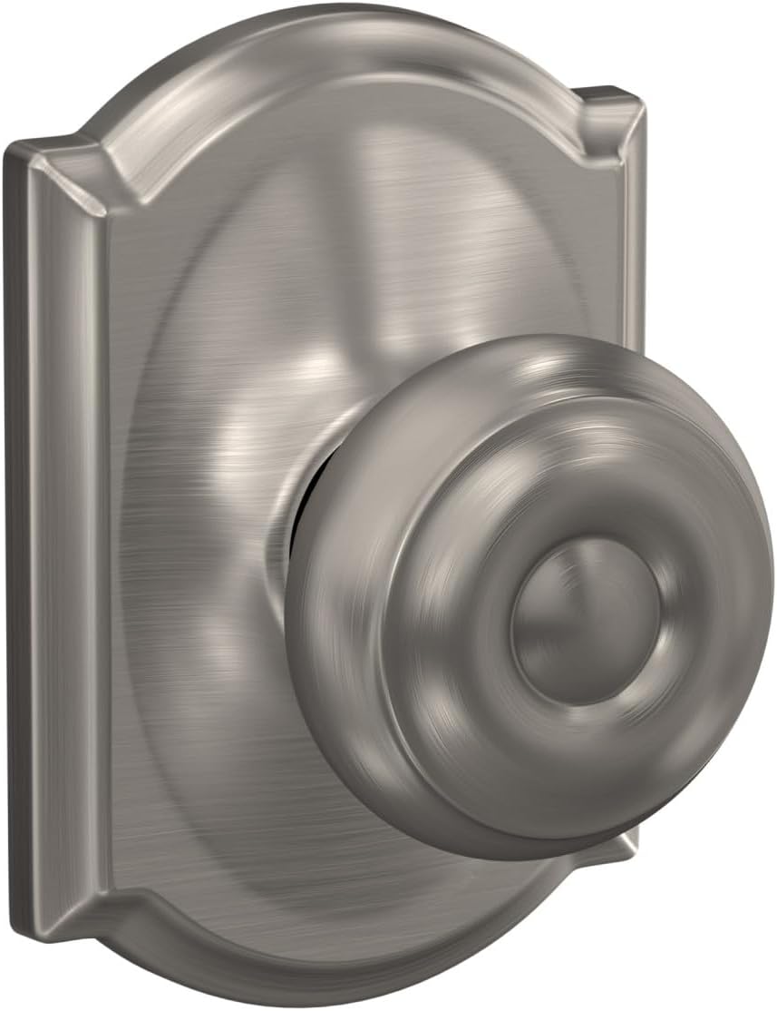 Schlage F10 GEO 619 CAM Georgian Door Knob for Interior Doors