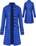 Mens Vintage Tailcoat Jacket Goth Long Steampunk (Style R6B4)