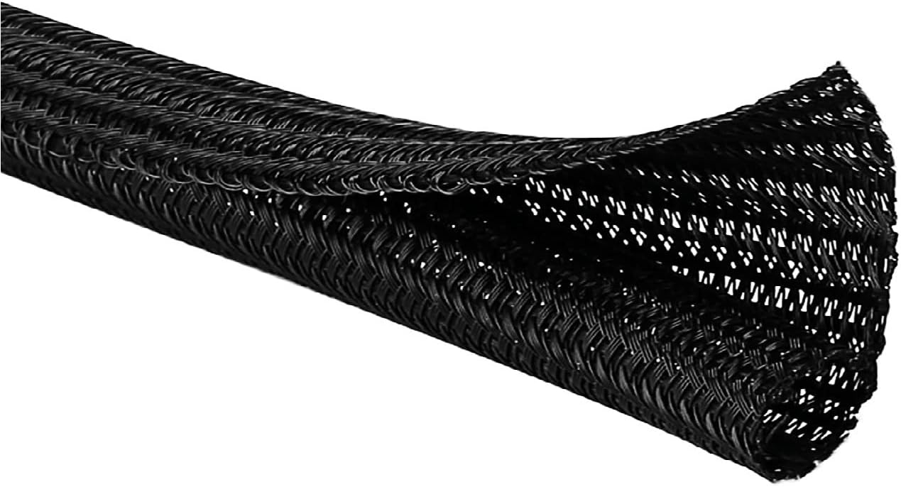 Kable Kontrol 100 Ft Braided Cable Sleeve for Wire Management