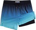 5in Mens Swimming Trunks with Compression Liner - Quick Dry Support
