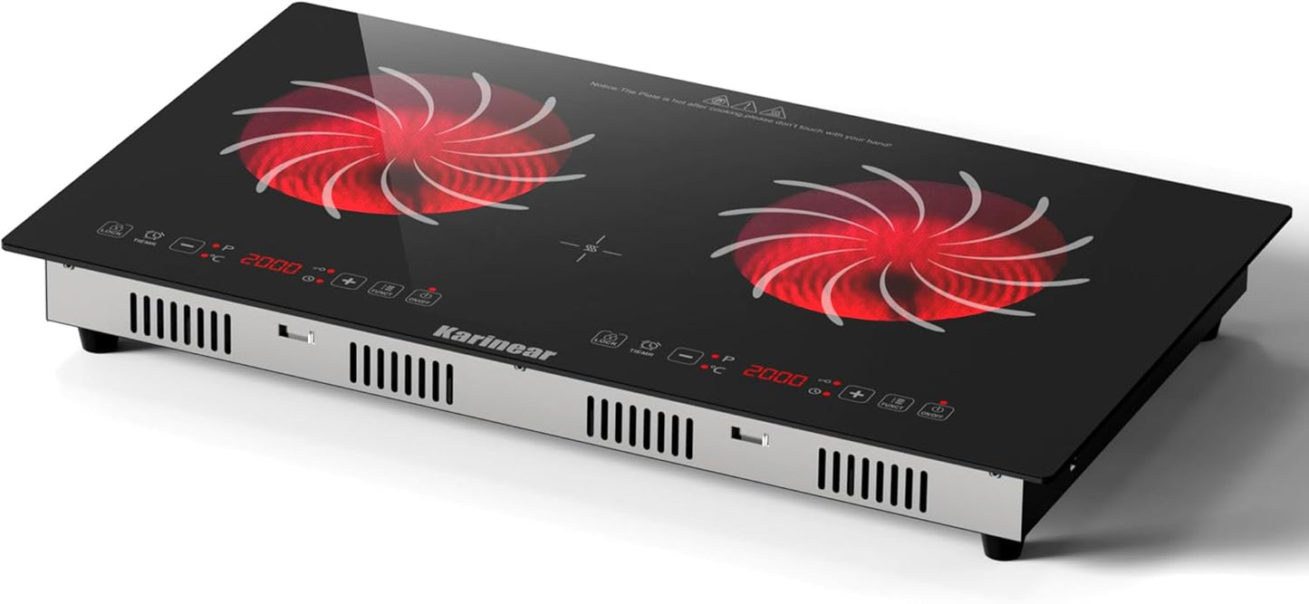 Karinear 2 Burners Electric Cooktop: Perfect for Every Kitchen