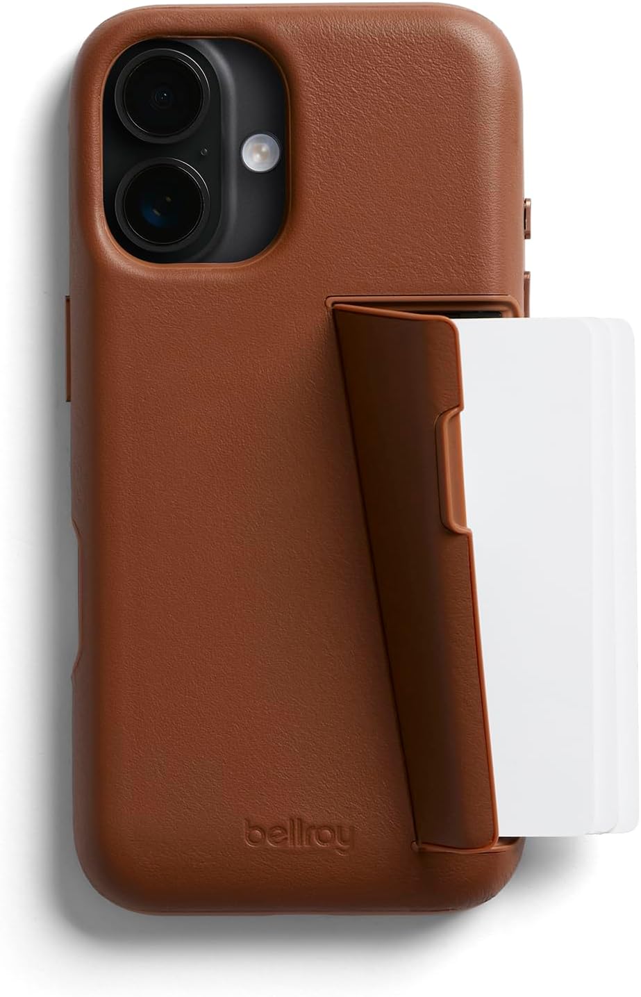 Bellroy Phone Case 3 Card for iPhone 16 - Slim Leather Wallet