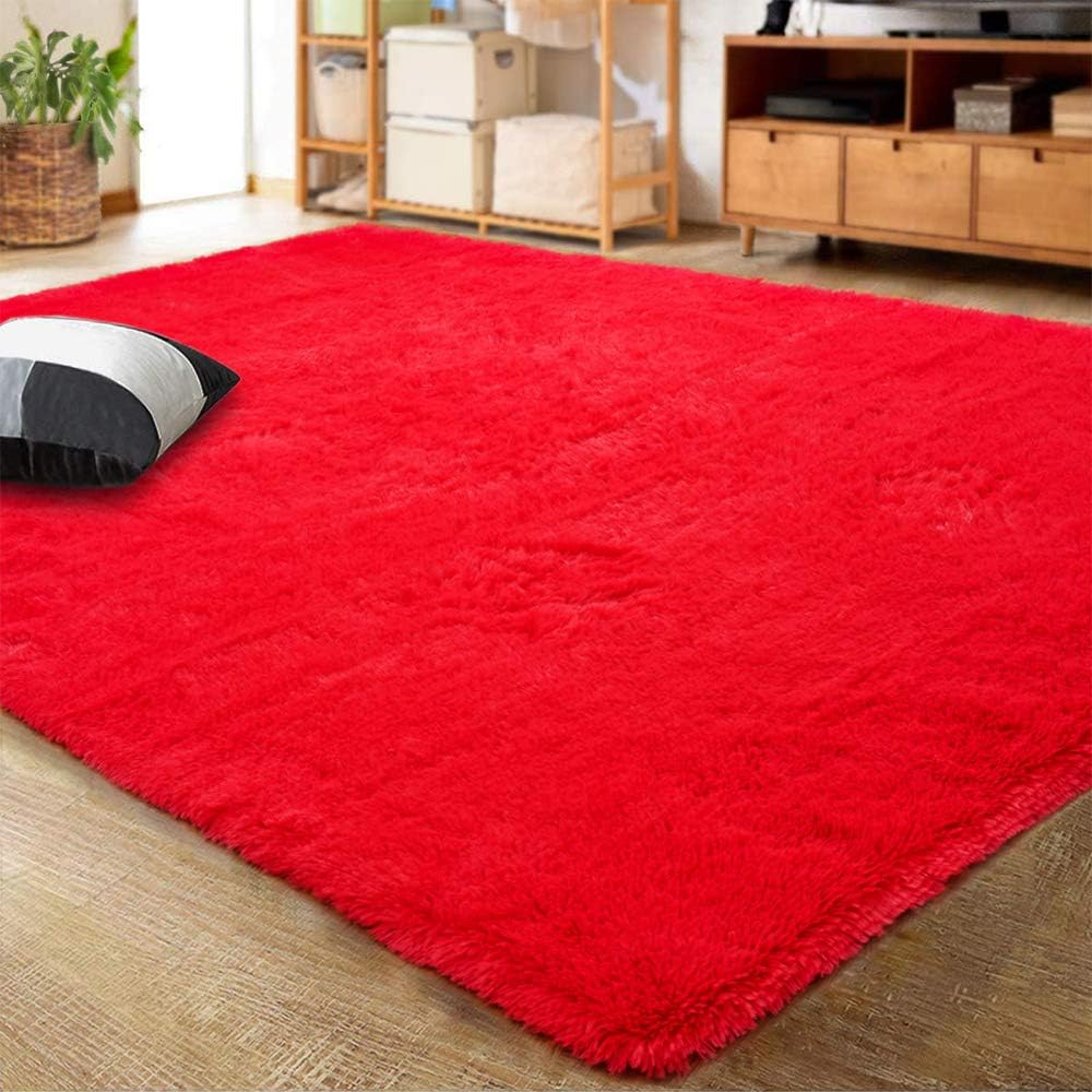 LOCHAS Ultra Soft Indoor Modern Area Rugs for Cozy Living Rooms