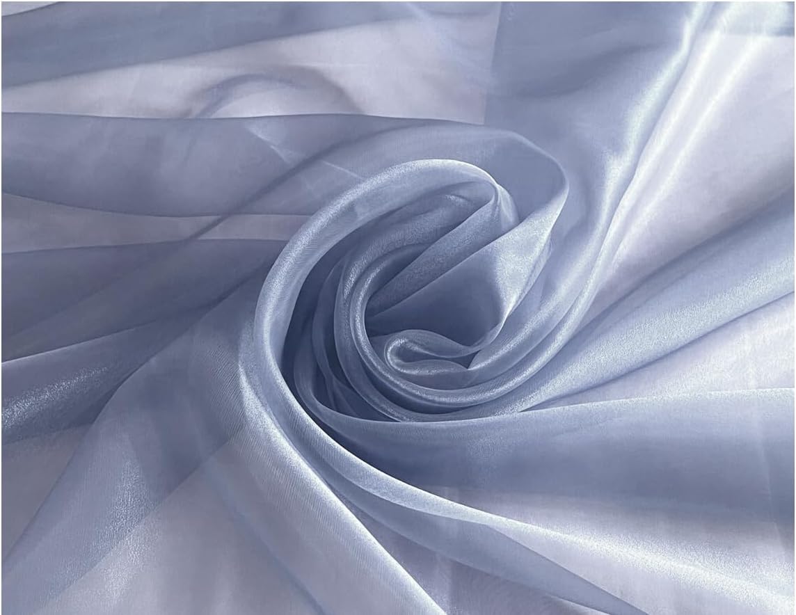 MDS Pack of 40 Yard Sheer Organza Fabric for Elegant Events