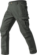 Mens Cargo Work Pants Durable Ripstop Tactical Pants - Hardwearing