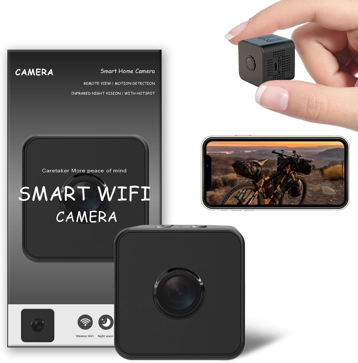 1080P Hidden Camera - Best Mini WiFi Indoor Surveillance Camera