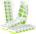 DOQAUS Silicone Ice Cube Trays: Easy Release & Spill-Resistant Lid