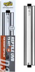UVB Reptile Light T5 24W Tube Kit - Best for Desert Reptiles