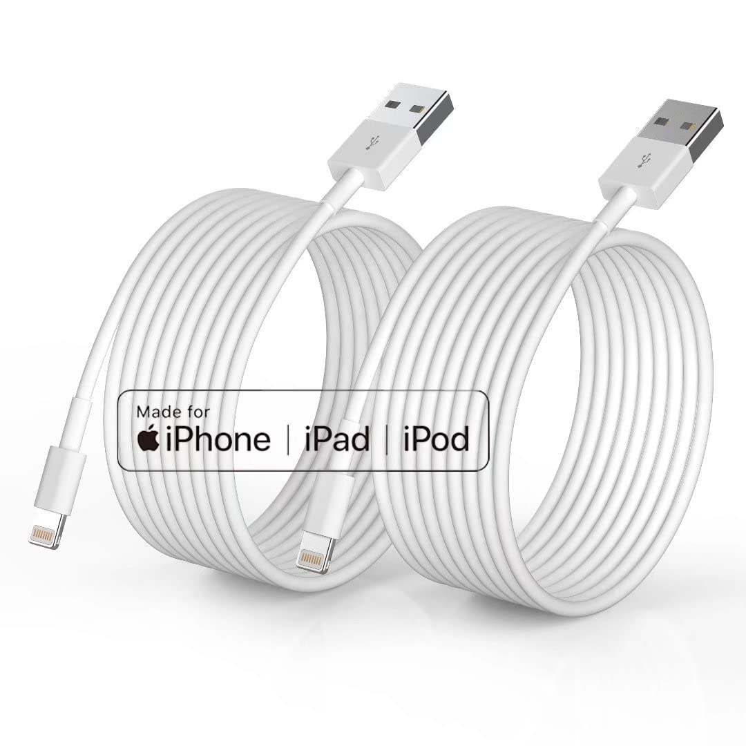 Fast Charge with Durcord: 2Pack 6ft Lightning Cable