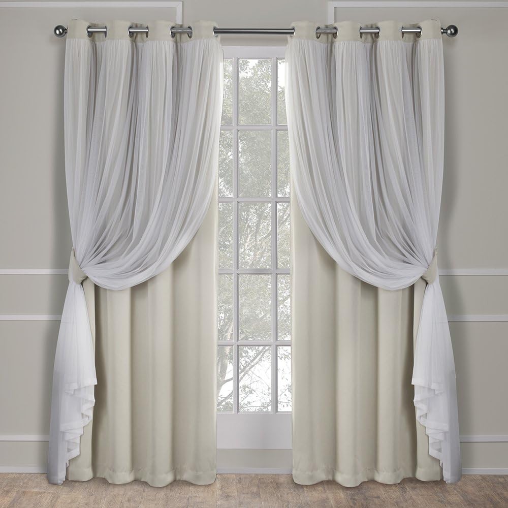 Talia Double Layer Indoor Curtains for Elegant Home Decor