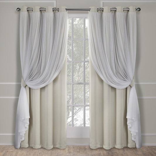 Talia Double Layer Indoor Curtains for Light Control and Style