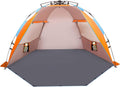 Oileus X-Large 4 Person Beach Tent Sun Shelter - Fast Pop Up Shade