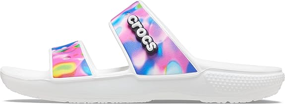 Crocs Unisex-Adult Classic Two-Strap Slide Sandals for Comfort