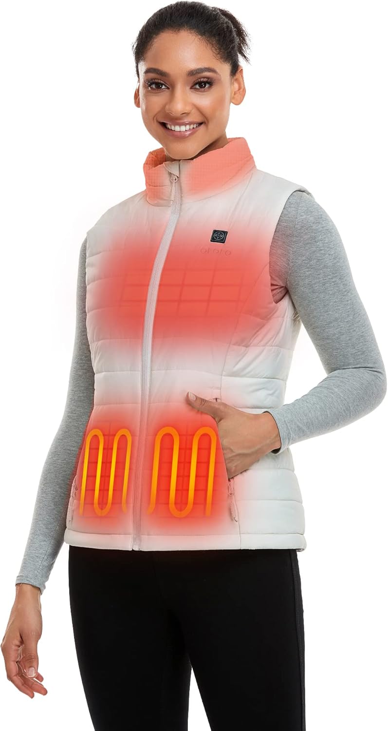 ORORO Women's Heated Vest: Lightweight, Warm & Versatile Wear