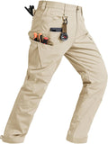 TBMPOY Men's Water Resistant Cargo Work Pants - 10 Pocket Tactical be