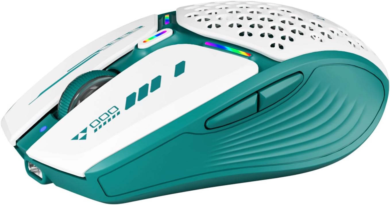 Uciefy Dual Mode LED Wireless Mouse - Battery Level Display