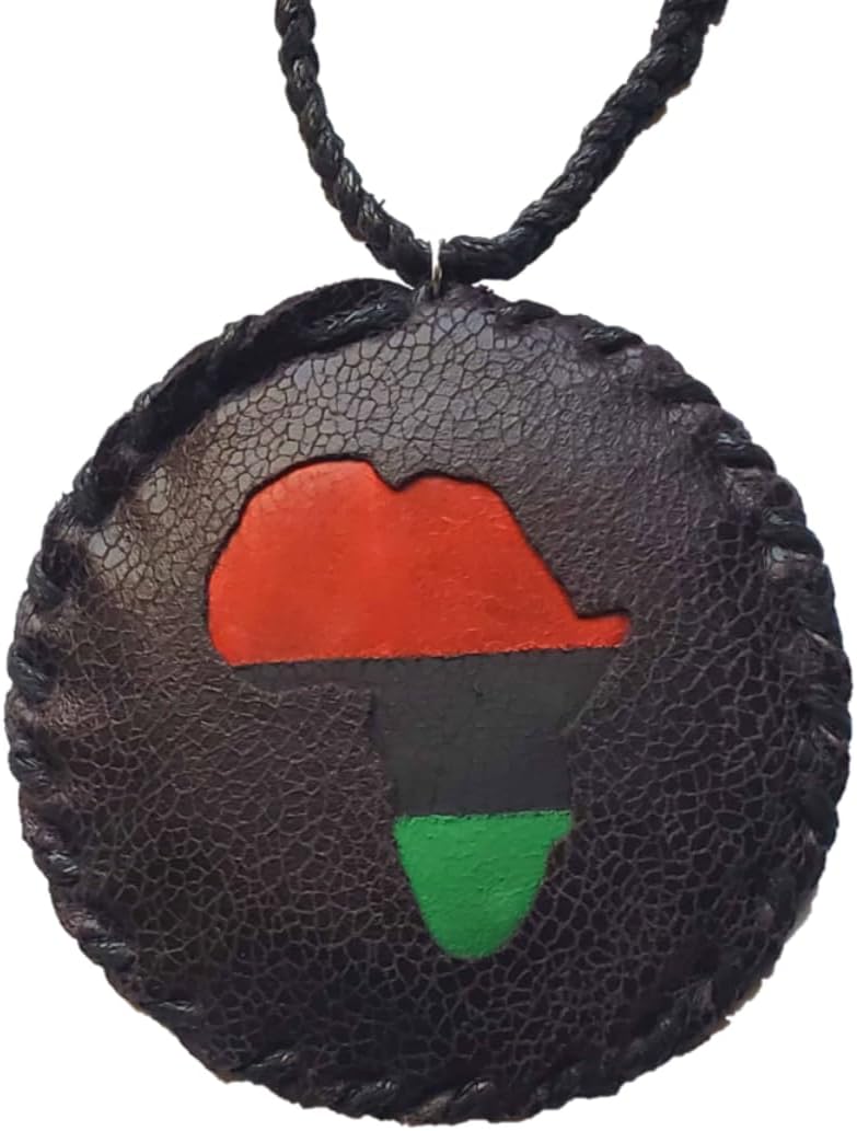 Handmade Africa Medallion Necklace - 90s Hip Hop Style Accessory