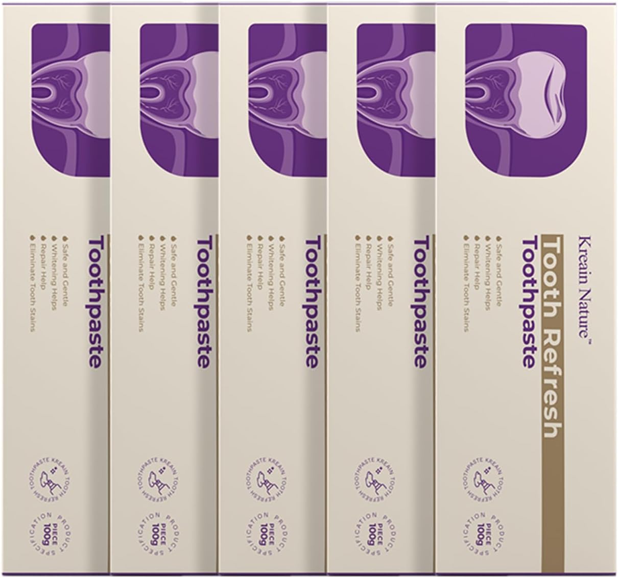 Tooth Refresh Toothpaste for Fresh Breath and Whitening Care
