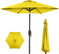 7.5ft Heavy-Duty Round Outdoor Market Umbrella - Durable Patio Shade