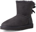 UGG Women's Mini Bailey Bow II Boot - Cozy Everyday Ankle Boot Booties