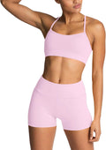 IMEKIS Women's Workout Sets 2 Piece Yoga Outfit - High