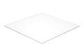 White Translucent 55% Acrylic Sheet 18in x 36in x 1/8in - Durable