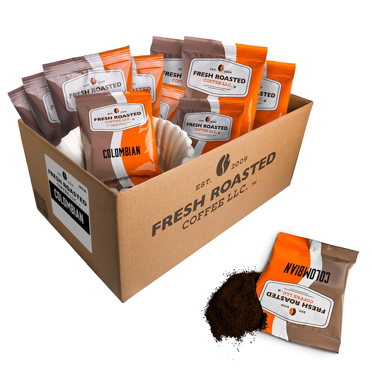 Fresh Roasted Colombian Coffee Packs for Convenient Brewing