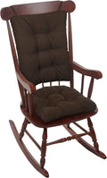 Twillo Chocolate Brown Rocking Chair Cushion 2-Pack - 17x17 in