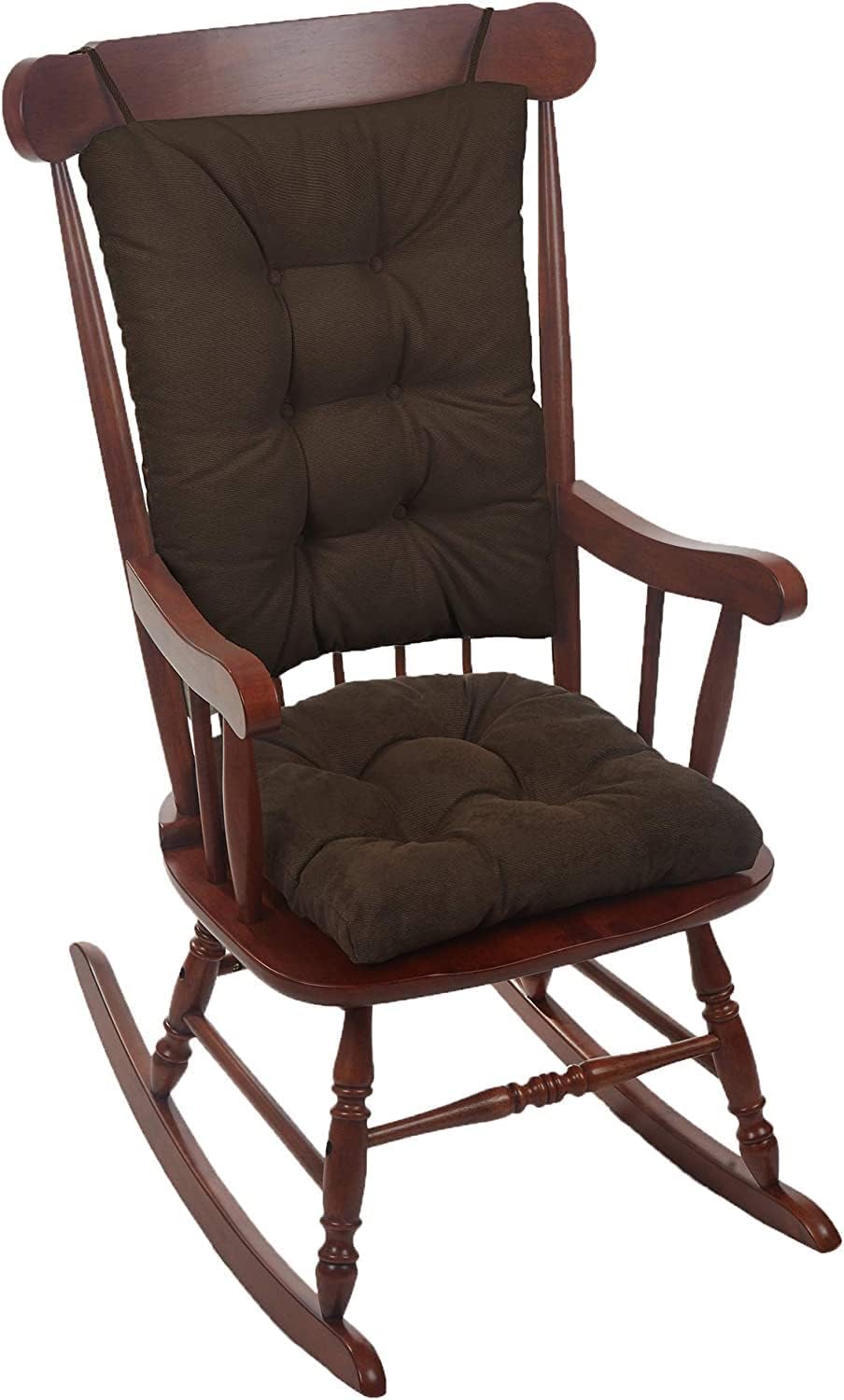Klear Vu Omega Non-Slip Rocking Chair Cushion Set for Comfort