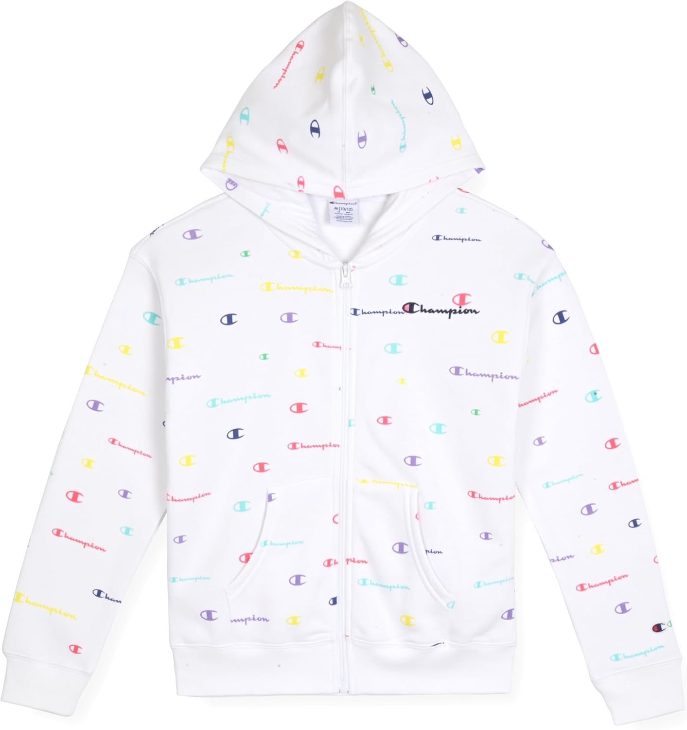 Champion Girls Zip-Up Athletic Hoodie