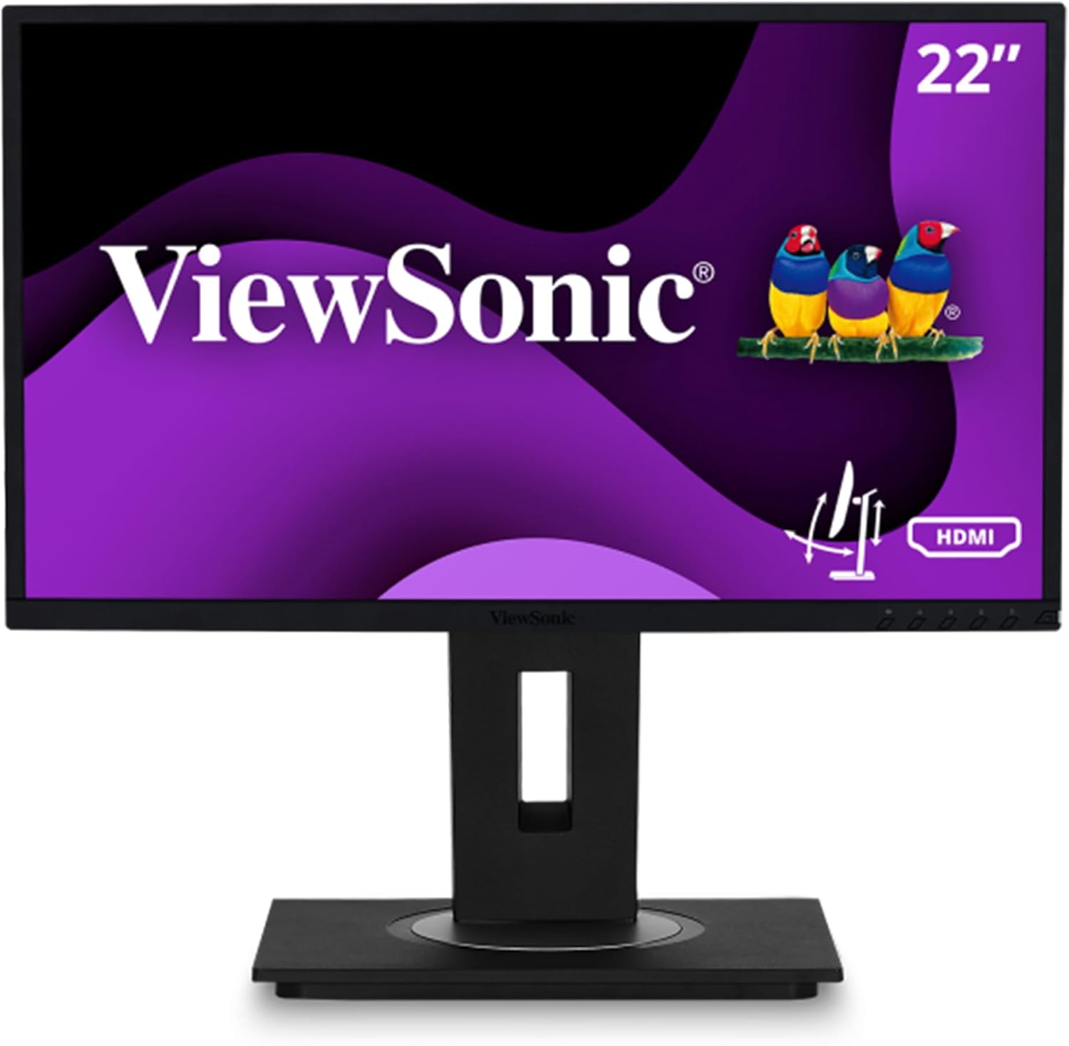 ViewSonic 22 IPS Monitor - Ergonomic Design for Home & Office