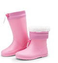 Kids Rain Boots Boys Girls Lightweight Waterproof Easy-On