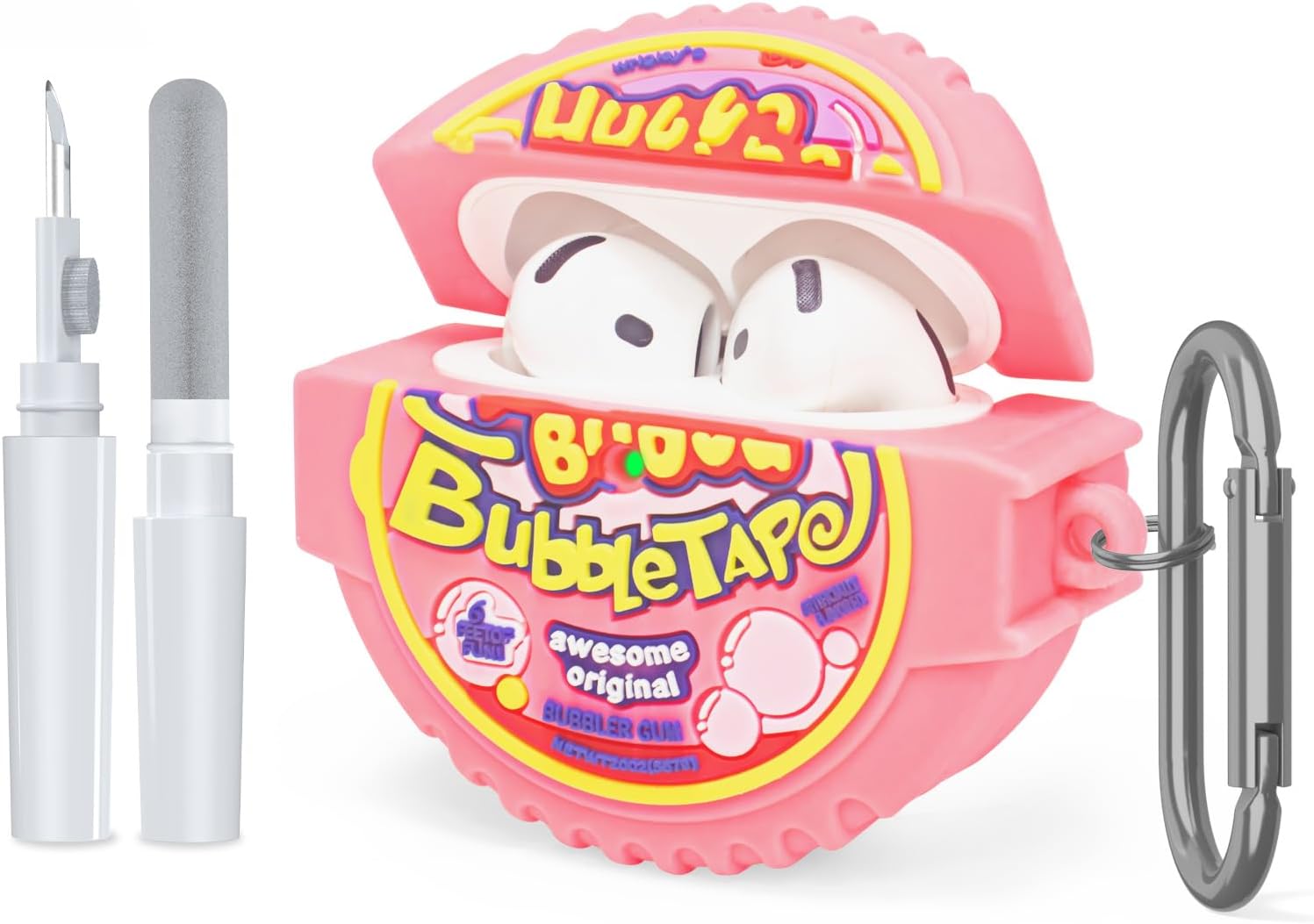 Kawaii AirPods 4 Cover with Cleaner Kit