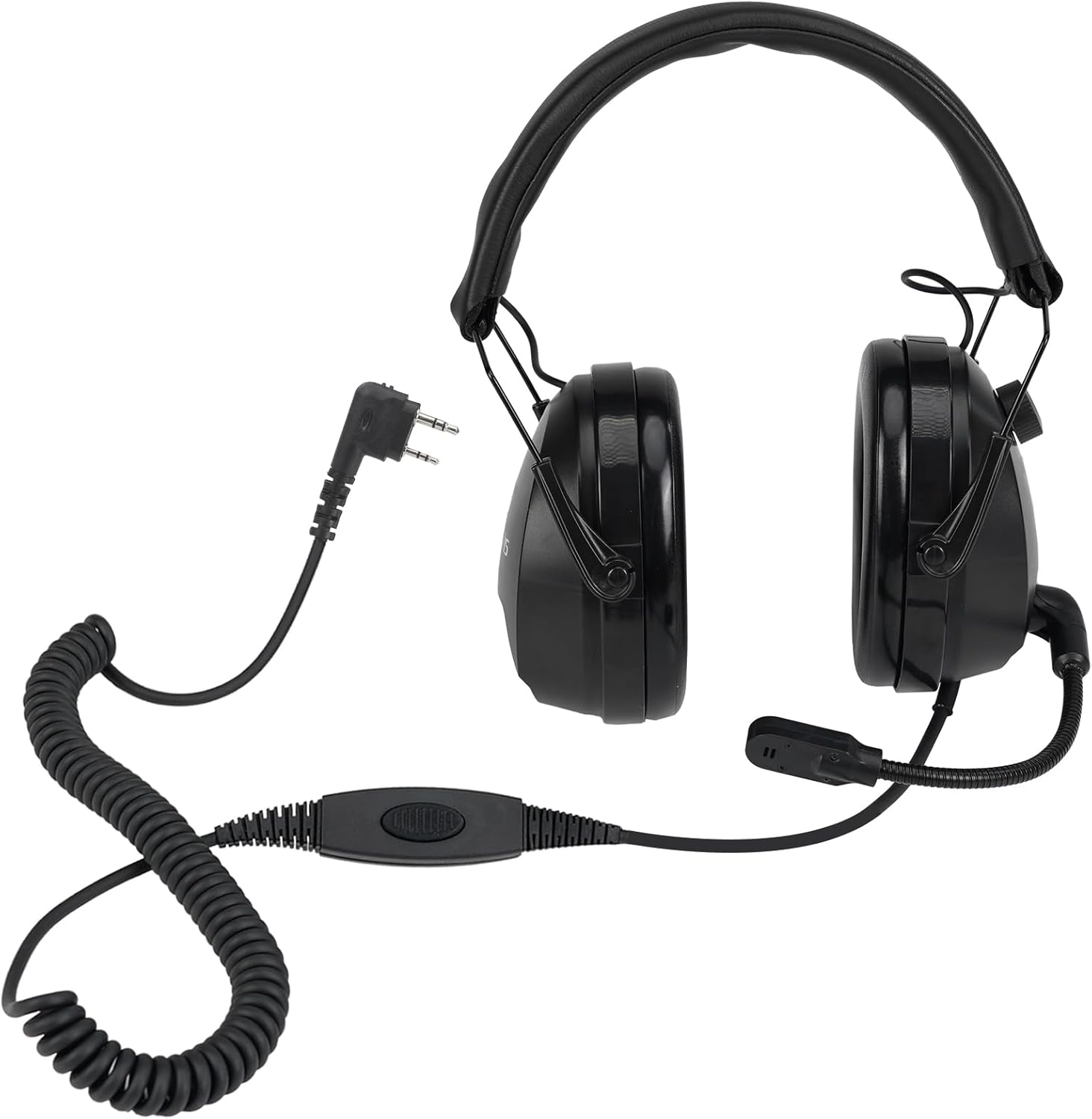 Retevis EHK012 Foldable Two Way Radio Headset with Mic