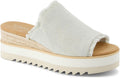 TOMS Diana Mule Sandals - Comfortable Rope Wedge Slide