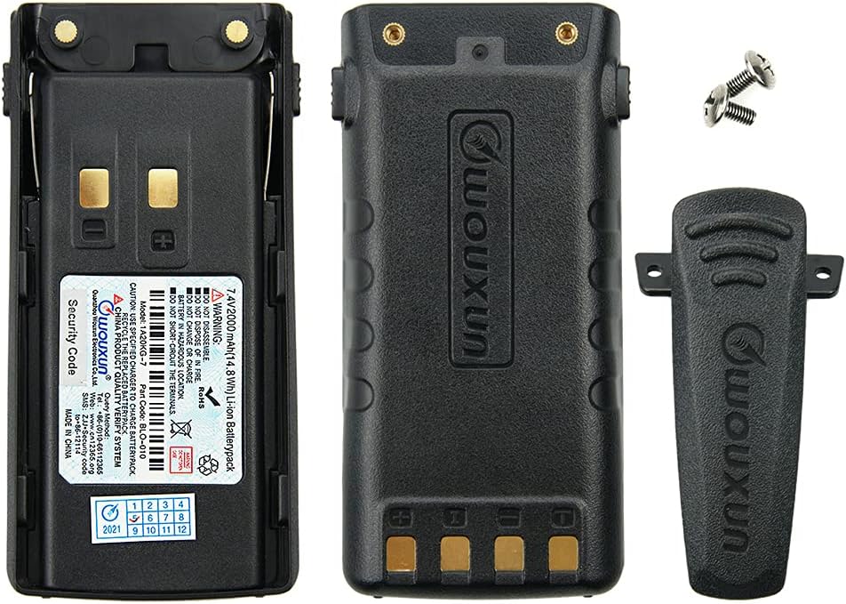 7.4V 2000mAh OEM Battery for Wouxun KG-UV9D and KG-D901