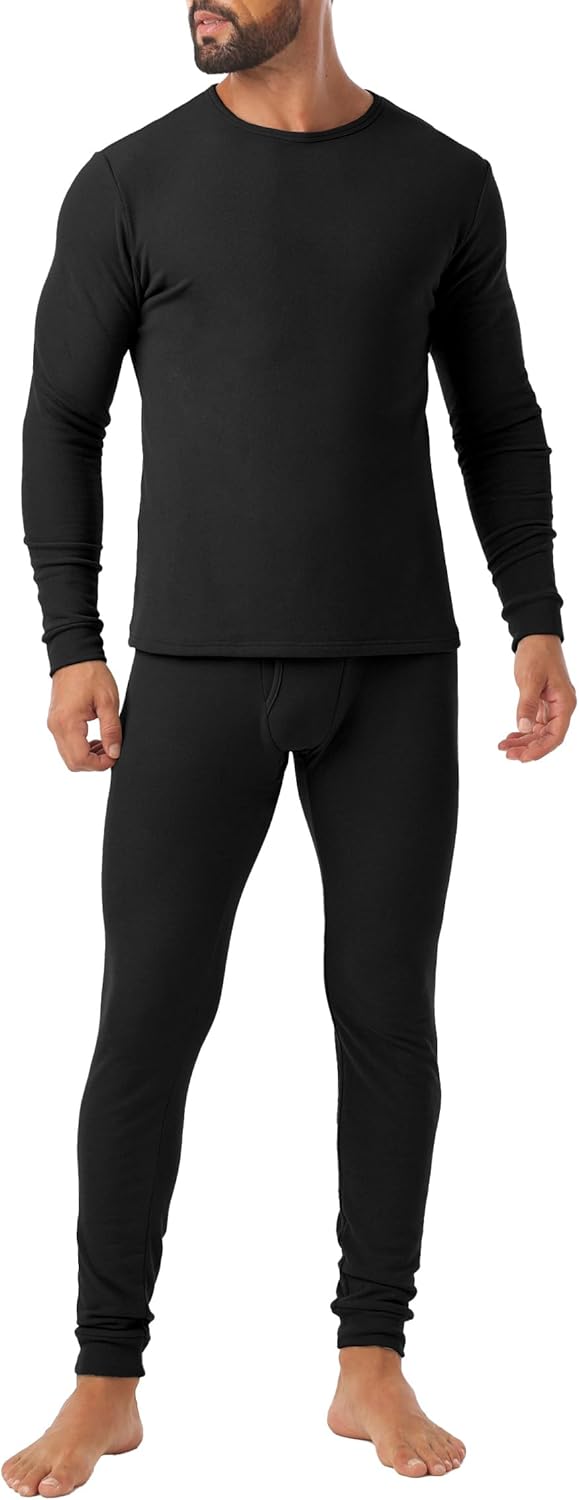 Askdeer Long Johns Thermal Underwear for Men - Fleece Lined Comfort