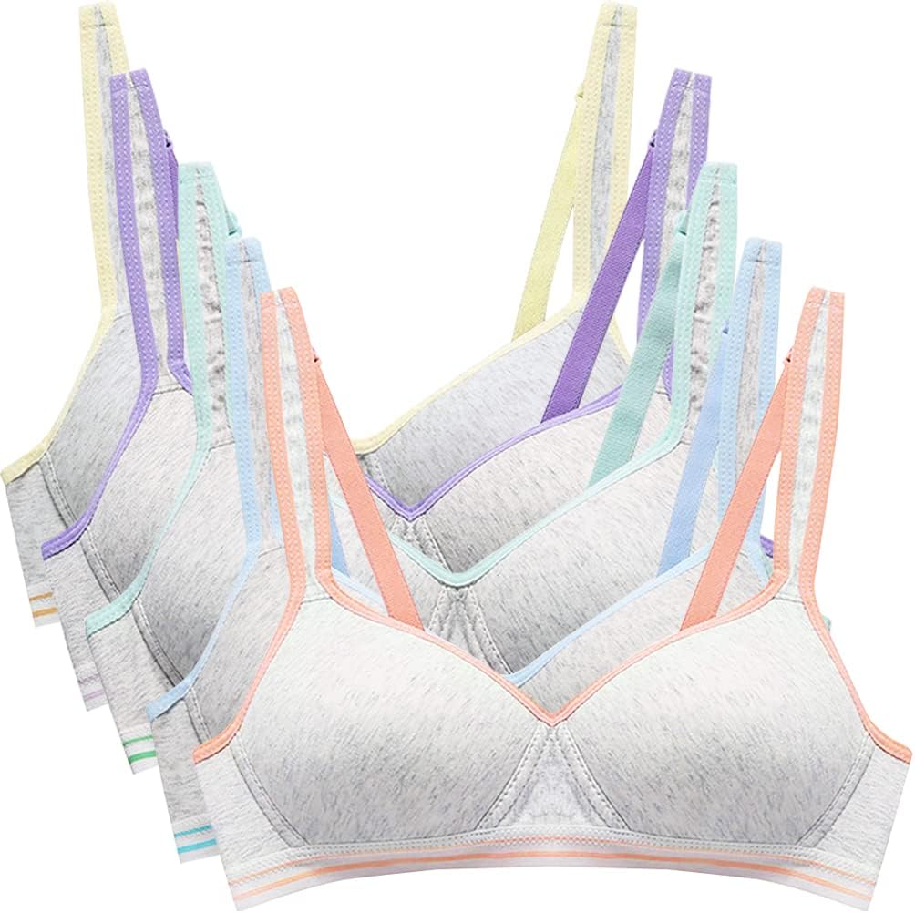 Phennie's Girls Training Bras for Teens - Comfortable Cotton Bralette