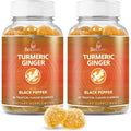 Turmeric Curcumin Gummies with Black Pepper & Ginger - Tropical Flavor