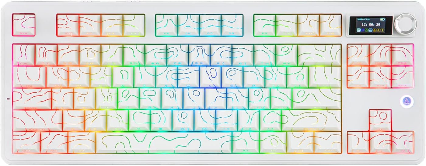AJAZZ AK870 V2 TKL Mechanical Keyboard with RGB Backlighting