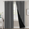 Blackout Curtains 84 in Long Full Room Darkening Panels - Thermal