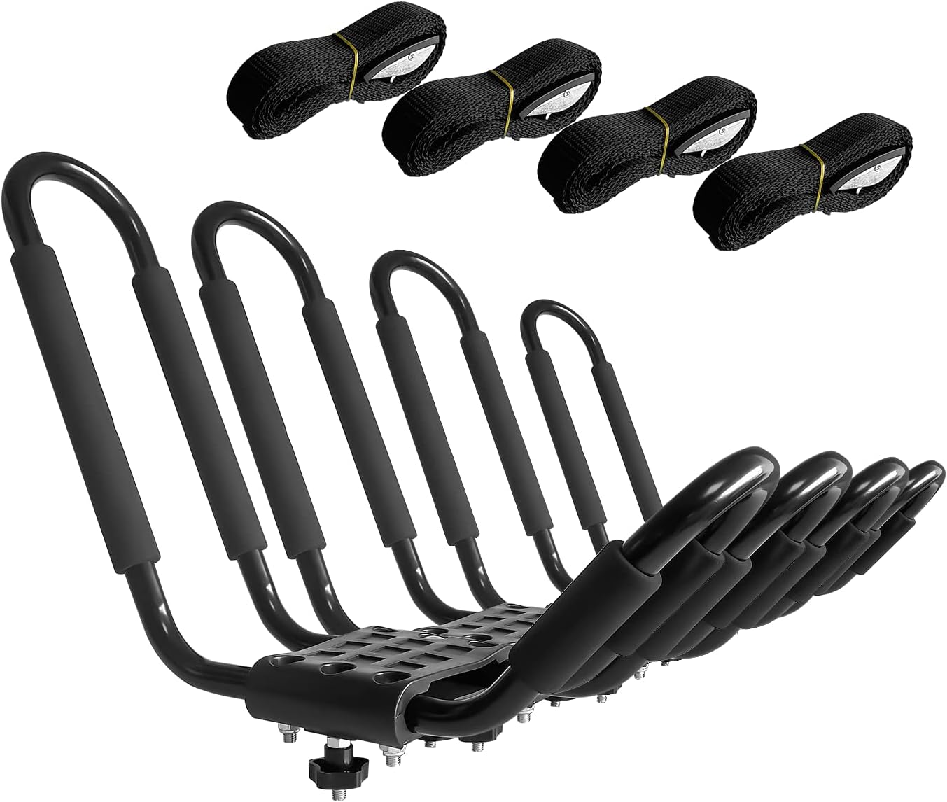 Heavy Duty Kayak Roof Rack for Canoes and SUVs - J-Bar Design