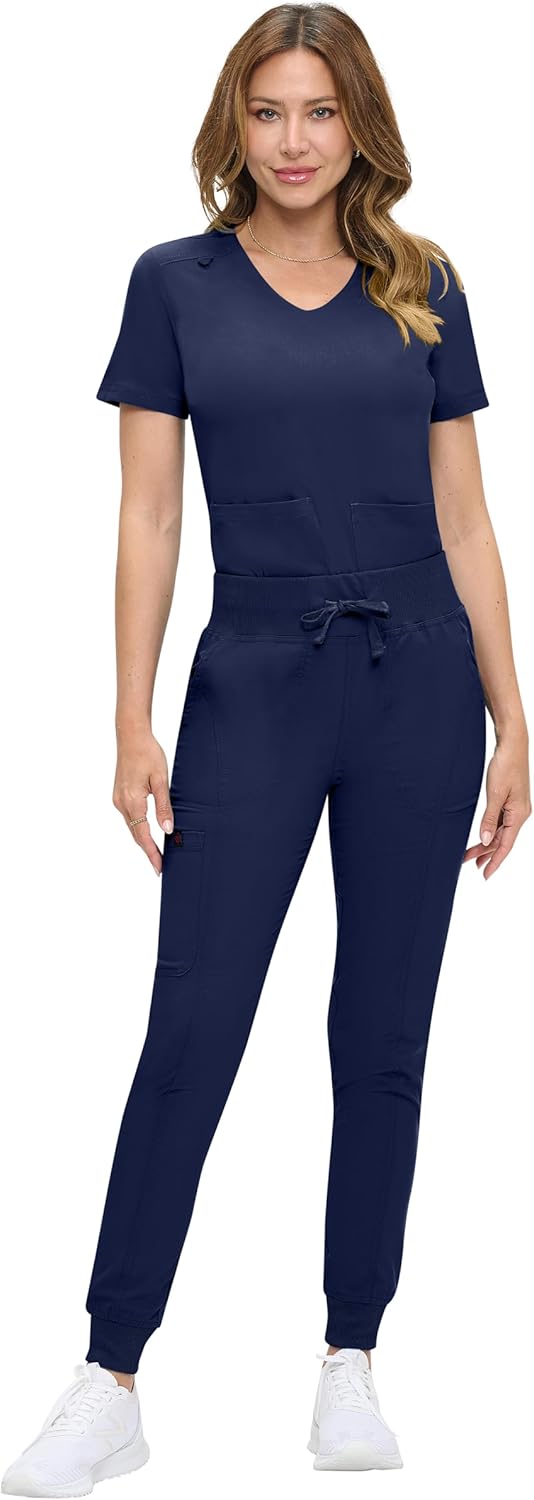 Natural Uniforms Womens Ultra-Soft Luxe Stretch Jogger Scrub Set