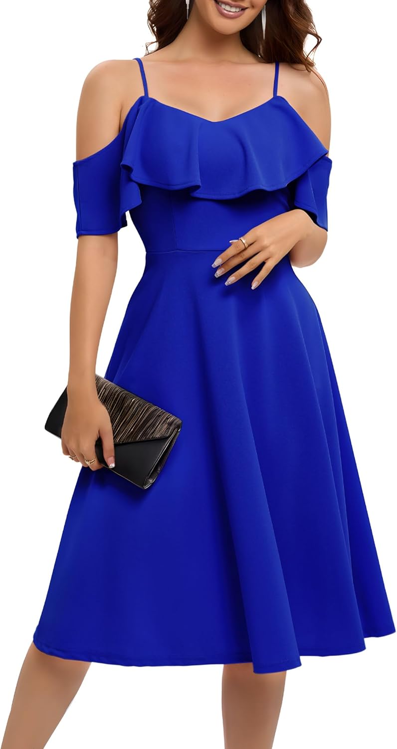 Elegant Off The Shoulder Cocktail Dress for Any Occasion