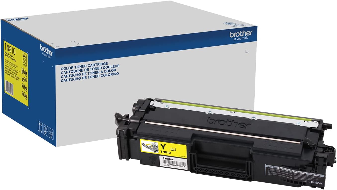Brother TN810Y Yellow Toner - Prints up to 6,500 pages!