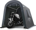 Outdoor 6x8 ft Shelter Storage Shed with Roll Up Doors - Roomy