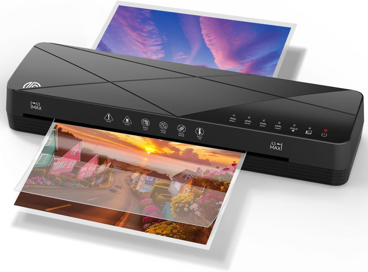 Locamp A3 Laminator - 60s Quick Warm-Up, 6 Modes