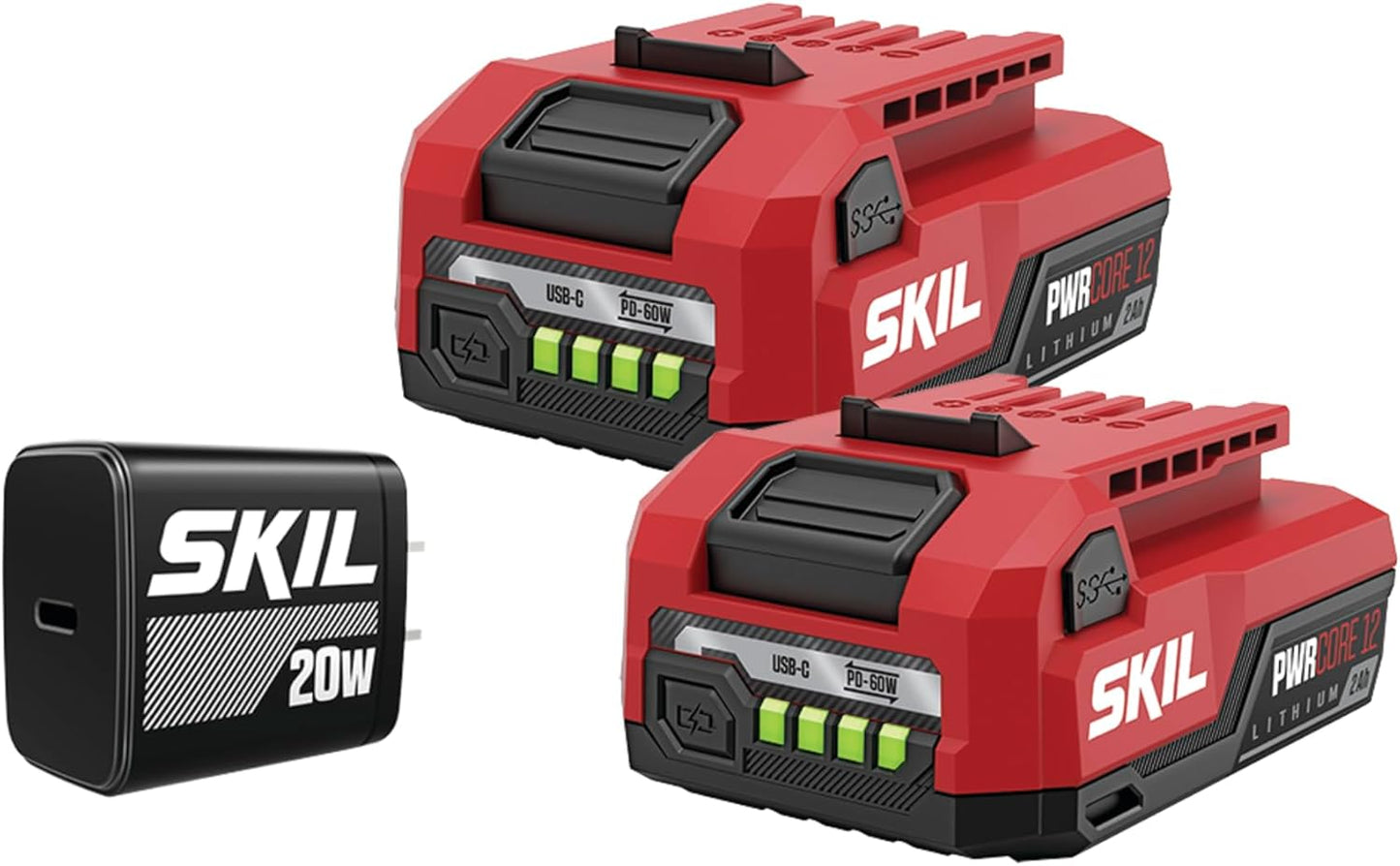 Skil PWR CORE 12 Starter Kit with 2 x 2.0Ah Batteries and Charger